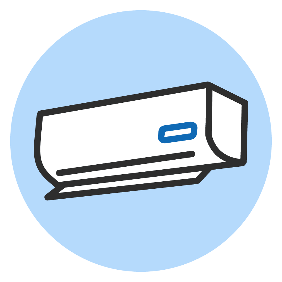 空調説工事ののイメージアイコン